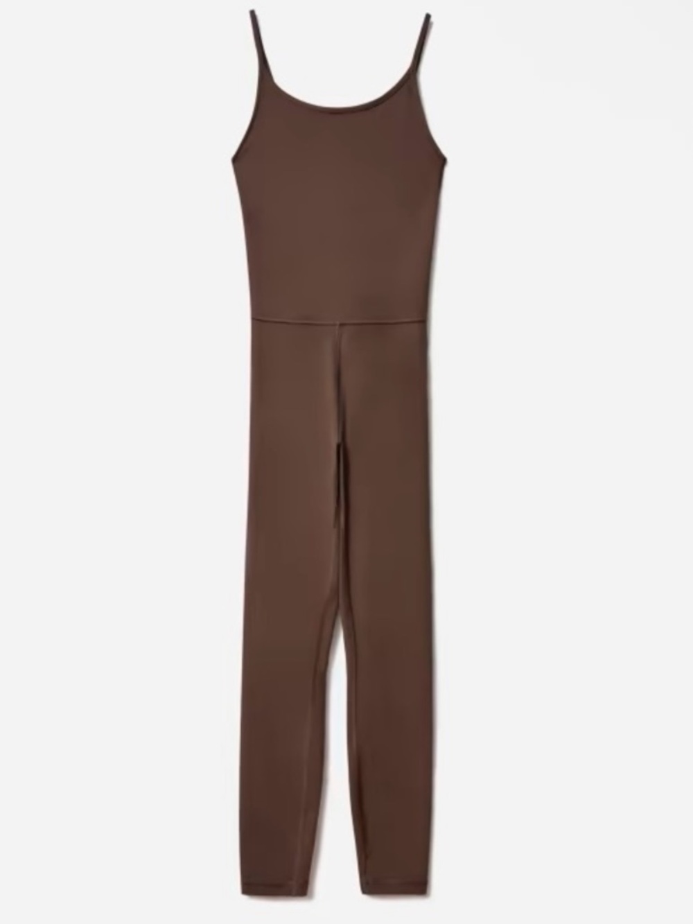 Everlane Perform Unitard Tank Leggings Jumpsuit Bitter Chocolate